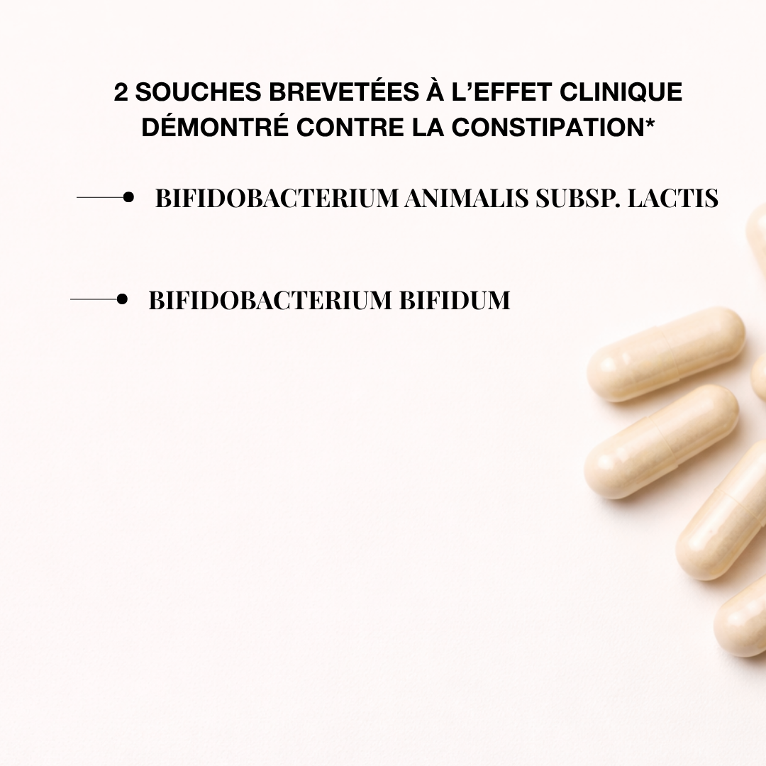 Probiotiques + fibres prébiotiques – Soutien du microbiote intestinal – Lieutenant Colon-Beau