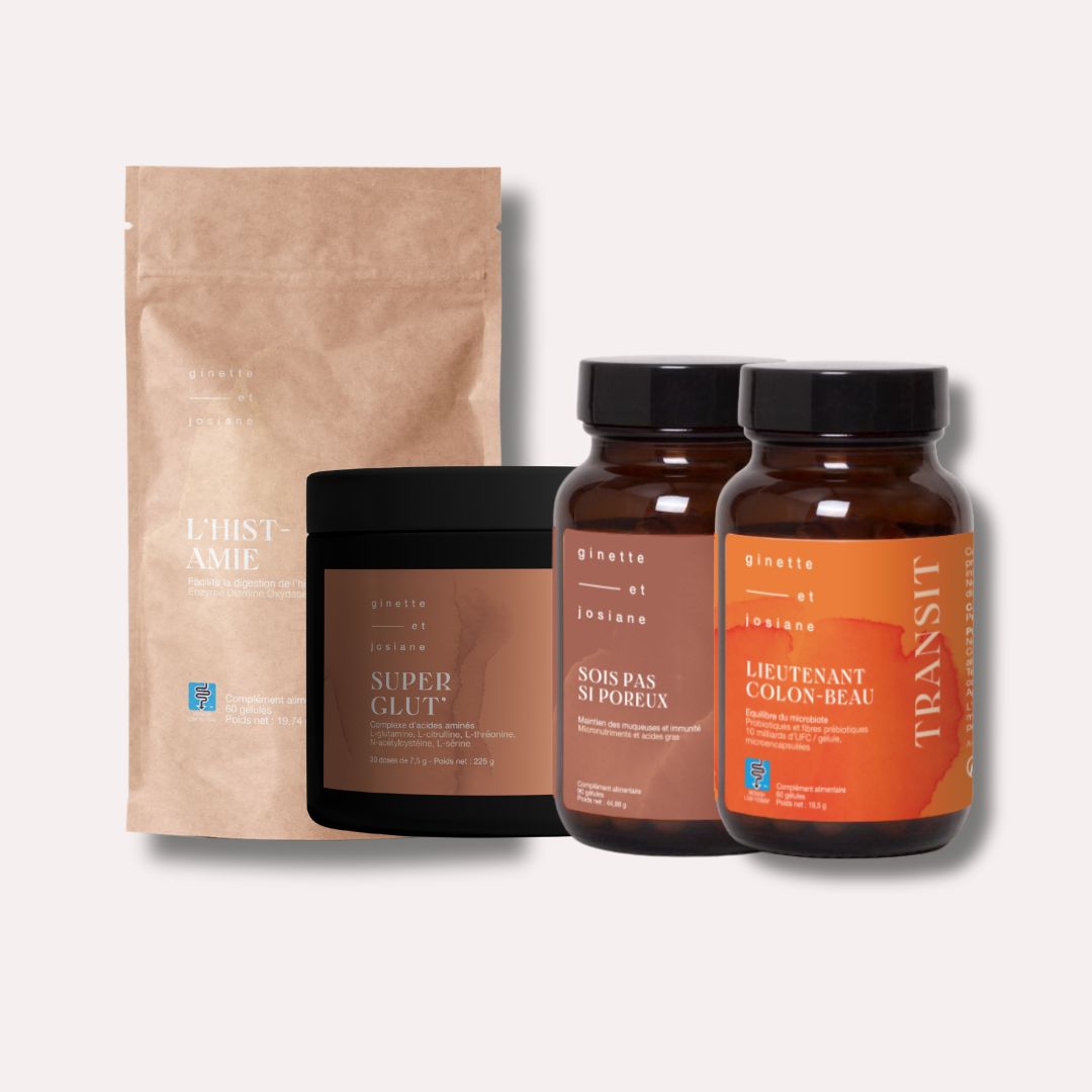 Pack barrière intestinale + équilibre + histamine