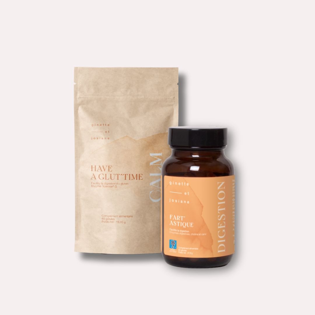 Pack Duo – Enzymes digestives – Fart’Astique + Have a Glut’Time - Ginette et Josiane