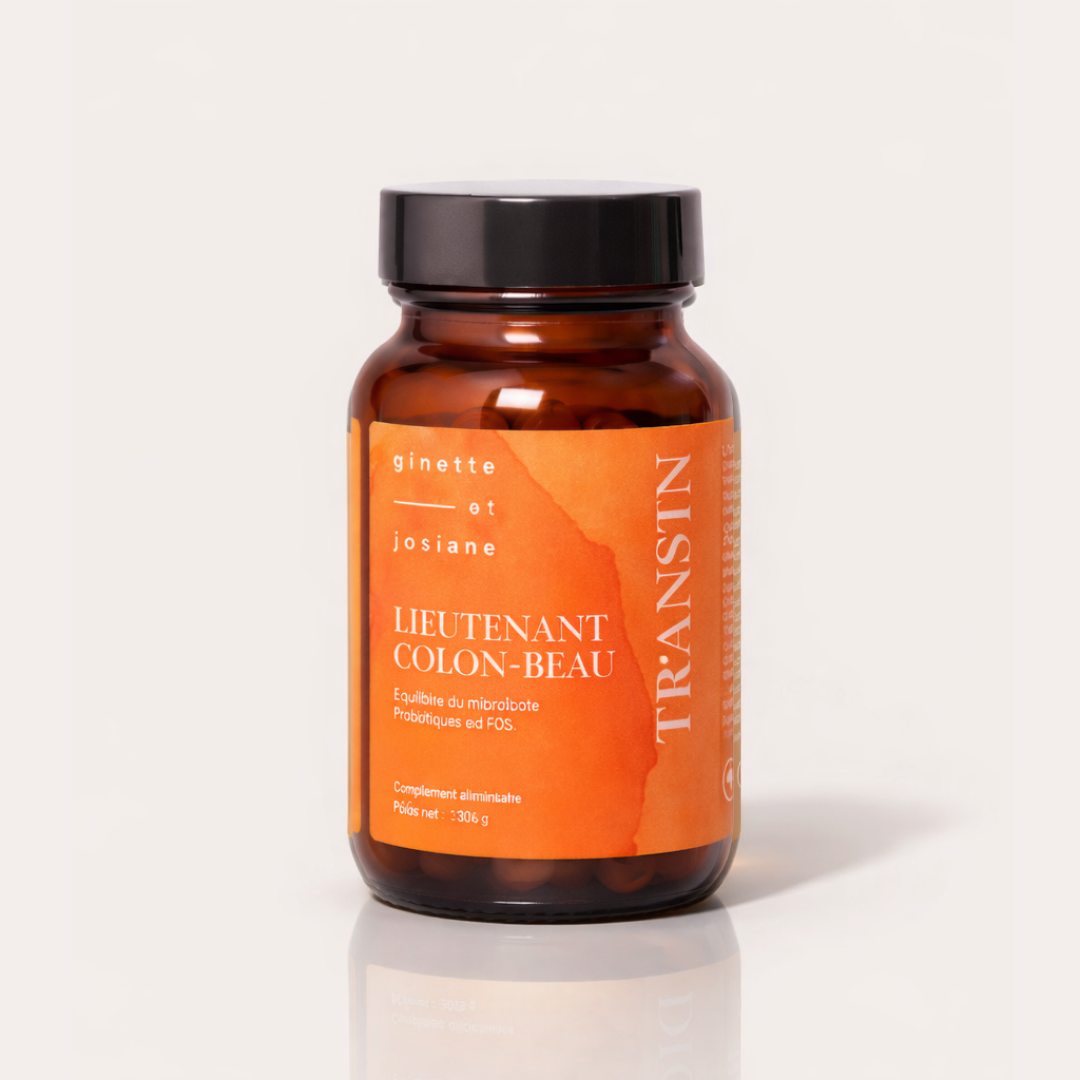 Probiotiques + fibres prébiotiques – Soutien du microbiote intestinal – Lieutenant Colon-Beau