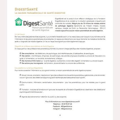 Document sur la santé digestive de DigestSanté avec le titre Le festin de l&