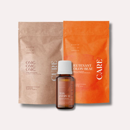 Pack Immunité – Probiotiques + Vitamine D3 + Oméga - 3 - Ginette et Josiane