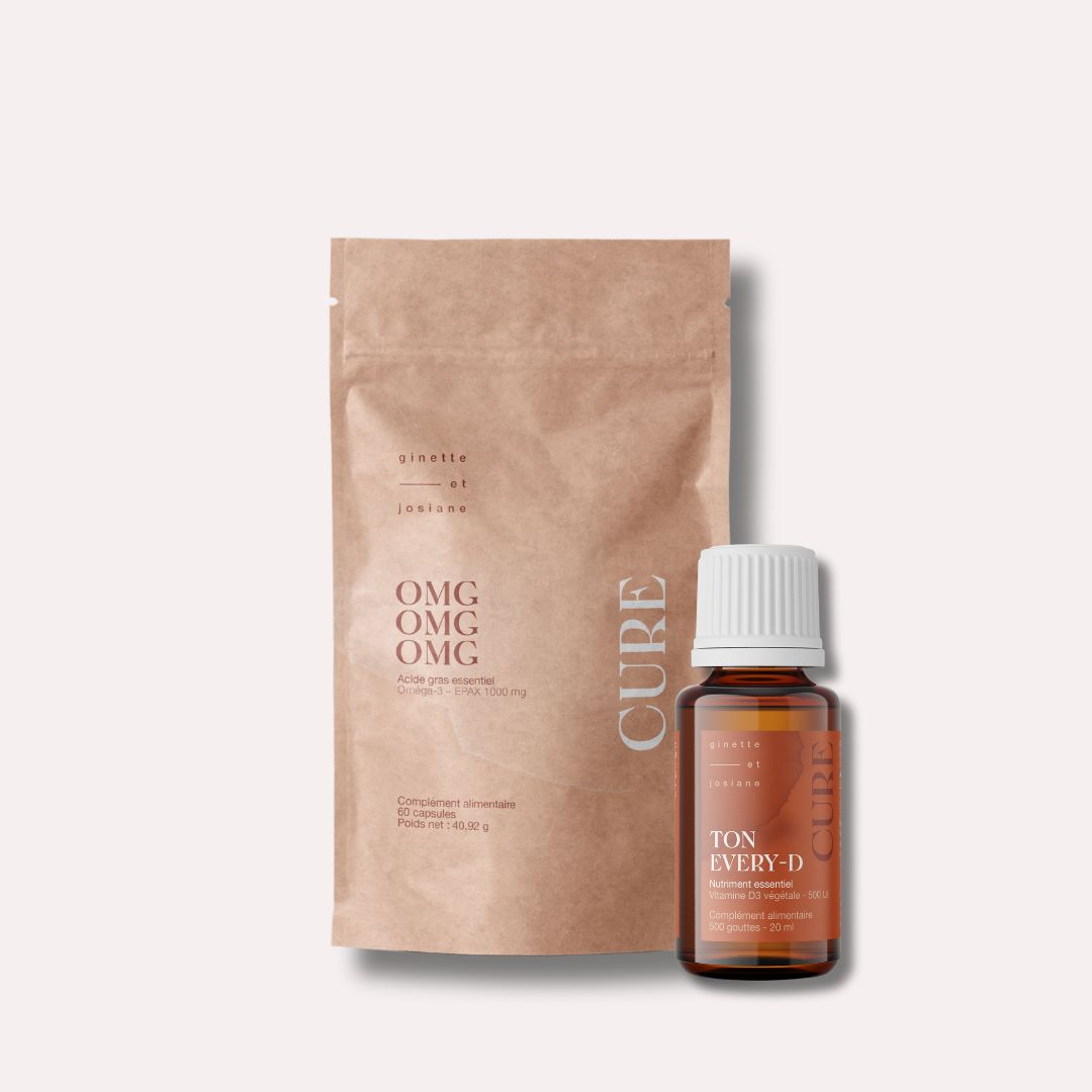 Pack Essentiel – Vitamine D3 &amp; Oméga-3