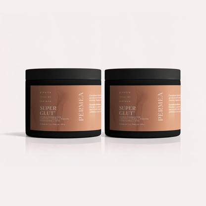 Pots de Ginette et Josiane contenant L-Glutamine pour favoriser la récupération musculaire