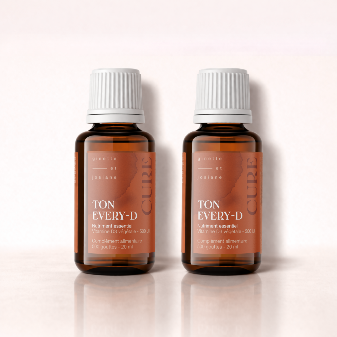 Vitamine D3 végétale – Lichen &amp; huile de colza – Ton Every-D