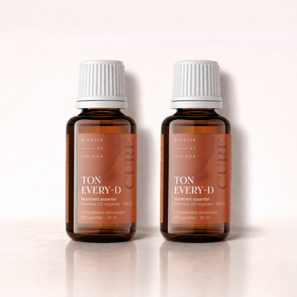 Vitamine D3 végétale – Lichen &amp; huile de colza – Ton Every-D