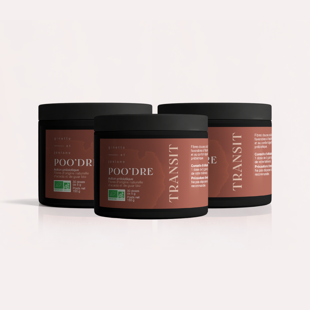 Trois pots de POO&